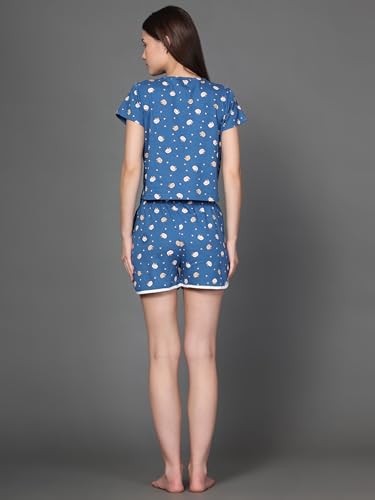 Image of B STORIES Women's Cotton Pyjama Set | Comfort and Relexed Nightsuit for Ladies