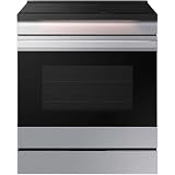 Bespoke 30 in. 6.3 cu.ft. 4 Burner Element Smart Slide-in Induction Range w/Air Sous Vide in Stainless Steel