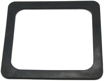 Krome 7.32" x 6.85" Hush Gasket for Pitcher Rinser and Knock Box - Durable, Noise-Reducing - C334.07