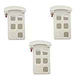 Sea jump 3PCS 3.7V 500mah Lithium Battery for SYMA X5UW X5UC RC Helicopter Parts UAV Lithium Battery White