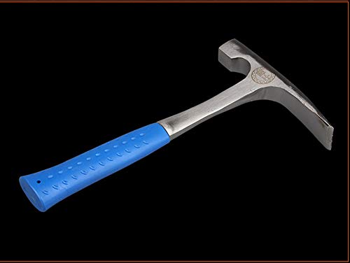 Brick Hammer - Professional Hammer For Bricklayers Or Masons, Forged All Steel Construction With Non- Slippery Rubber Grip To Reduce Shock ! #TOP5