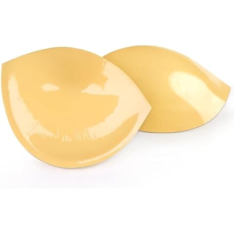 Niidor Sticky Bra Pads Inserts, Balconette Self-adhesive Lift Boob Pads Push up Breast Pads Enhancers Invisible For Swimsuit Double-Sided Sticky Bra Inserts Cover