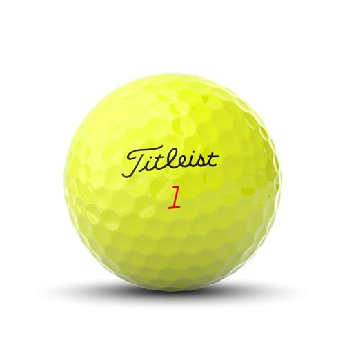 Titleist TruFeel Golf Balls, Yellow (One Dozen)