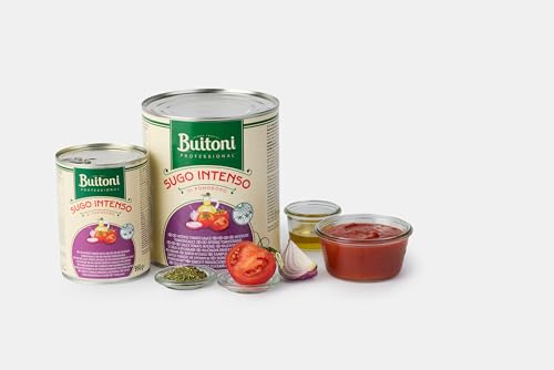 BUITONI Professional Sugo Di Pomodoro Intenso, Fertige Tomatensauce, intensiv, gewürzt mit klassischen italienischen Kräutern und gerösteten Zwiebeln, 1er Pack (950g Dose)
