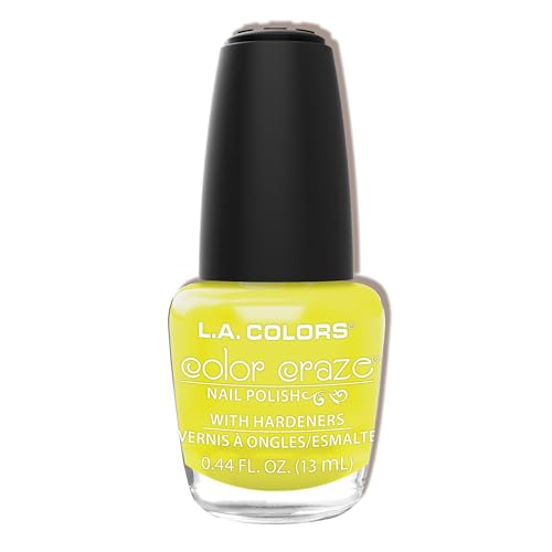 L.A. COLORS Color Craze Nail Polish, Daisy CNP501