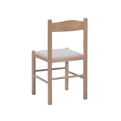 Linon AMZN3224 Minka Solid Beechwood Italian Dining Side Chair Upholstered Seat Set Of 2 thumb #13