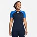Nike Womens Dri-Fit Academy Pro Short Sleeve Top K (as1, Alpha, m, Regular, Regular, Obsidian/Royal Blue)