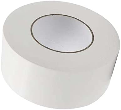 Haxibla Multi Purpose White Duct Tape 2 Inch X 33 Yards, Heavy Duty Strong Adhesive Tape, No Residue, Waterproof All Weather, Tear by Hand, Industrial Repairs
