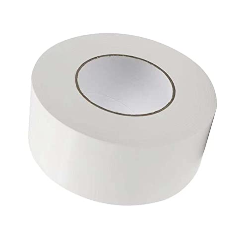 Haxibla Multi Purpose White Duct Tape 2 Inch X 33 Yards, Heavy Duty Strong Adhesive Tape, No Residue, Waterproof All Weather, Tear By Hand, Industrial Repairs #TOP20