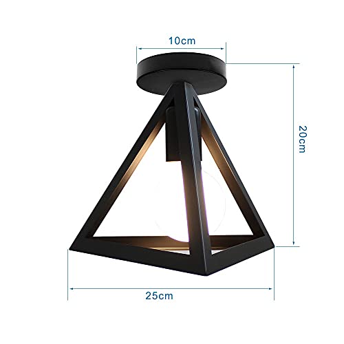 Suspension E27 en fer hauteur réglable pour salon et café