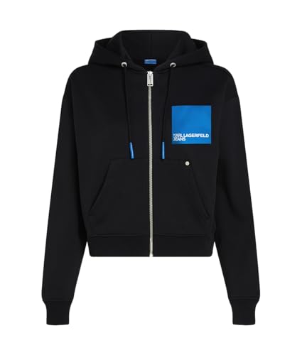 Karl Lagerfeld Jeans femme zip up hoodie idéal pour vos sorties urbaines