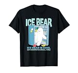 We Bare Bears Ice Bear is Cool Funny Fridge Cartoon T-Shirt