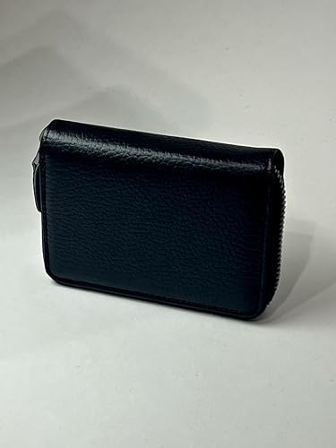 Gaga Deri Siyah Kadın Cüzdan – Hakiki Deri Fermuarlı Tasarım, Çok Gözlü Kartlık ve Banknot Bölmeli Kompakt Model – Şık, Dayanıklı ve Günlük Kullanıma Uygun Premium Deri Aksesuar - Görsel 1