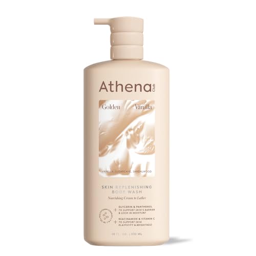Athena Club Body Wash For Women Golden Vanilla 18 Fl Oz