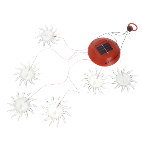 MOTHNUR Lámpara Solar Colgante para Jardín con LED Luz Exterior para Patio Decoración Duradera sin Cableado Luz Ambiental Automática al Atardecer