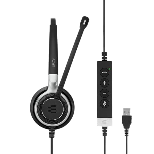 Sennheiser Consumer Audio SC 660 USB ML (504553) - Double-Sided Business Headset | For Skype for Business | with HD Sound, Ultra Noise-Cancelling Microphone, & USB Connector (Black) - Thumbnail 3