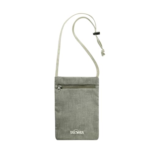 Tatonka Bolsillo en el Pecho con Bolsillo para el Cuello, Ligero para Colgar con Cremallera, Ofrece Espacio para Pasaporte, carné de Conducir, Tarjetas de crédito, Dinero en Efectivo