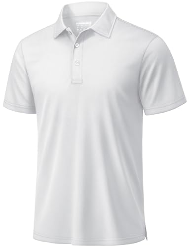 TACVASEN Men's Dry Fit Golf Polo Shirt