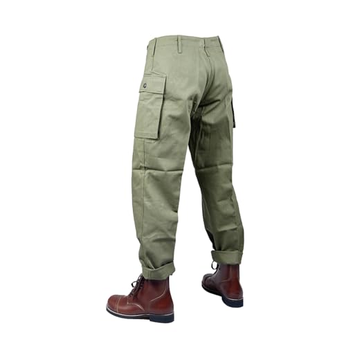 US HBT Army Land Force Casual Pants Replica WW2 US Army American2