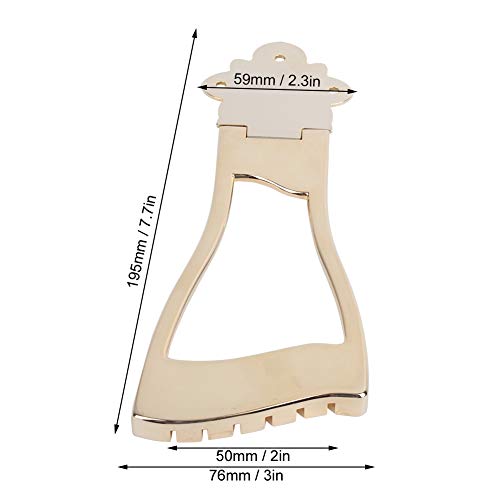 Cordier de pont de guitare, accessoires d’instrument de remplacement de pont de cordier creux pour guitare jazz (doré) - Les Beatles, Paul McCartney, John Lennon, RIngo Starr, George Harrison Cordier de pont de guitare, accessoires d'instrument de remplacement de pont de cordier creux pour guitare jazz (doré) – Image 4