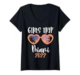 Photo Gallery donna ragazze trip miami 2022 corrispondente squadra vacanza maglietta con collo a v Photo Gallery donna ragazze trip miami 2022 corrispondente squadra vacanza maglietta con collo a v