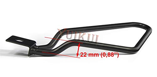 Soporte para alforjas de motocicleta, barra de soporte para equipaje, compatible con Harley-Davidson Dyna, Low Rider, Wide Glide, Super Glide y Street Bob miniatura 5