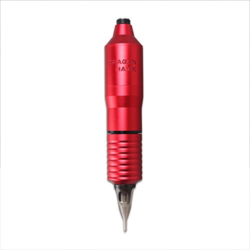 Dragonhawk Atom J2 Pen Rotary Tattoo Machine for Tattoo Artists Coloring Red