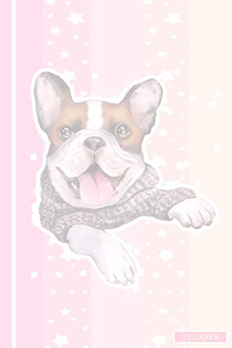 Planner: French Bulldog Undated Monthly & Weekly Planner Book Schedular Diary/ French Bulldog Diary/Kawaii Planner/Bulldog Gifts for Bulldog ... for Bulldog Lover/French Bulldog Lover Gifts image 2