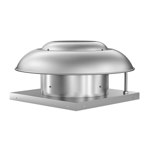 HYITCL Roof Mount Direct Drive Makeup Air Unit - 26" Downblast Supply Fan, 1/3 HP 115V, 2400 CFM, ETL Listed