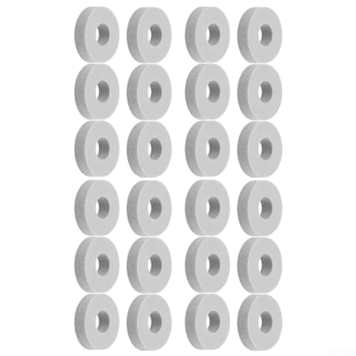 Zilimontt 24 anillos de agarre para palanca de pulgar para juegos para control de precisión y para asistencia de puntería, protectores de palanca de mando de esponja compatibles con Xbox, Switch y