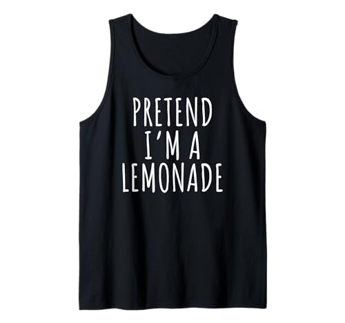 Camisa de disfraz de Halloween perezoso Pretend I'm Lemonade Camiseta sin Mangas