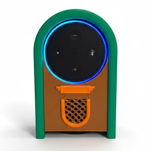 ZylonPulse Retro Jukebox Speaker Stand for Echo Dot V2