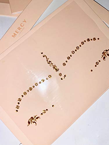 Gwen Gold Bindis Multipack // Mercy London // Indian Bindis Bollywood Face Gems Jewels