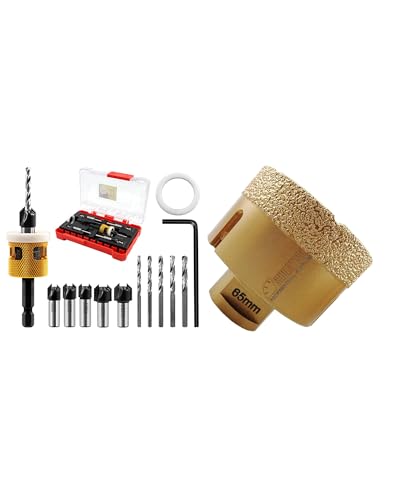 Forets diamant 65mm brasé sous vide SHDIATOOL pour rénover votre cuisine