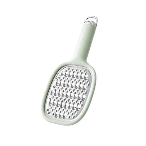 cortador de verduras, Rallador de queso, fregador de patatas multifuncional, rallador de limón, rallador de queso de doble cara for cocina(Green)