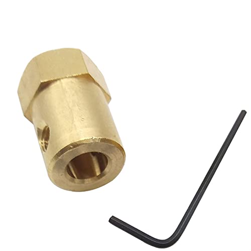 WAAZVXS Coupler 1PC Brass Shaft Coupling Coupler for Motor Shaft Couplings (Inner Diameter : 3mm)