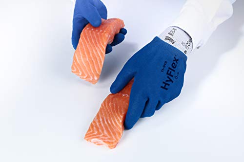 Ansell HyFlex 11-919 Work Gloves for Oily Environments Mechanics Glove for Multi-Purpose, Second Skin Feel Liner - Image 4