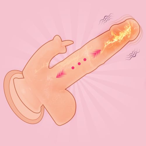 ディルド 電動 バイブ 女性用【7種強力舌舐め+10種類ピストン 振動+高速伸縮回転+遠隔操作】二点同時責め 全長20.5CM Gスポット刺激ピストン ローター 電マ バイブレーター リモコンバイブ 遠隔操作10M 强力吸盤付き 完全防水 大人のおもちゃ 電動マッサージ アダルトグッズのサムネイル