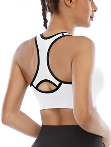 Image of Heathyoga High Impact Sports Bras for Women High Support Padded Sports Bra Pack Racerback Bras for Women Workout Bra Sets