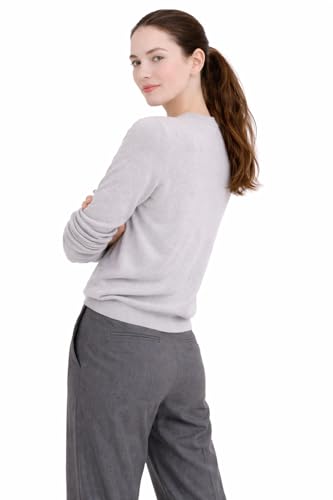 Image of Cashmeren Women's Basic Crewneck Sweater 100% Pure Cashmere Long Sleeve Round Neck Pullover
