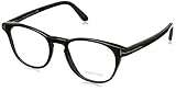 Protective case included Tom Ford FT5410 Monturas de Gafas, Negro (Negro Lucido), 47.0 Unisex Adulto