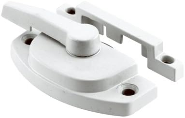 Slide-Co F 2588 Sash Lock, Diecast Construction, White, Used on Vertical and Horizontal Sliding Windows - Quantity 6