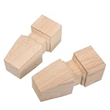 IWOWHERO 2 Stück stuhlbeine möbel Couch füße Sofa füße Furniture Legs Beige