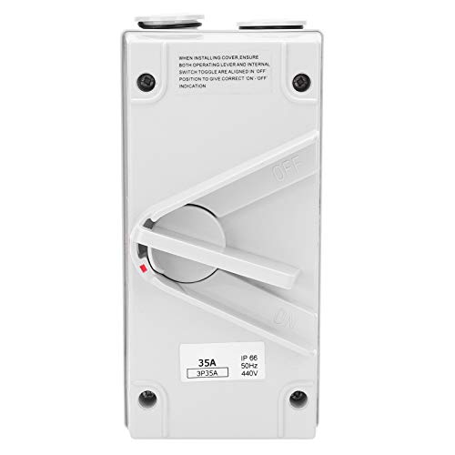 Interrupteur d'isolation résistant aux intempéries CF-3P35A triphasé