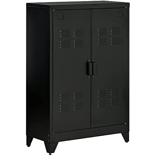 HOMCOM kredens 75 cm x 33 cm x 110 cm