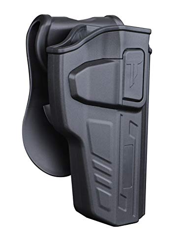 Gun Holster for Beretta 92, Beretta 92FS, GSG92, Girsan Regard MC, Taurus PT92, OWB Paddle Holster, 360Â° Adjustable Tactical Holster, Polymer Holster with Fast Release - Right Handed