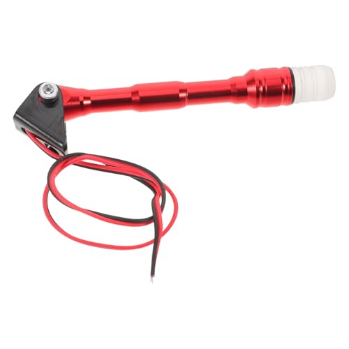 Antena LED Roja Motocicleta Evita Falta Visibilidad Trasera Accesorio Iluminación