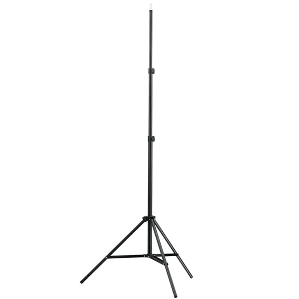 Sfondo fotografico portatile telescopico in alluminio con treppiede regolabile e barra trasversale per foto, video, streaming e riprese in studio