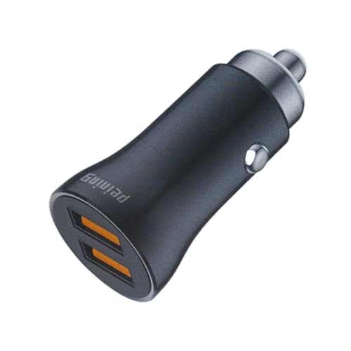 Carregador Para Celular Veicular Universal 2 entradas USB 3.6 AMP Carregamento Rápido Turbo Certific