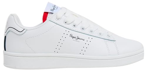 Pepe Jeans Player Basic B, Zapatillas para Niños, Blanco (White), 4
